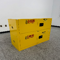 Uline Doublestack 12G Flammable Liquid Storage Cabinet image 0